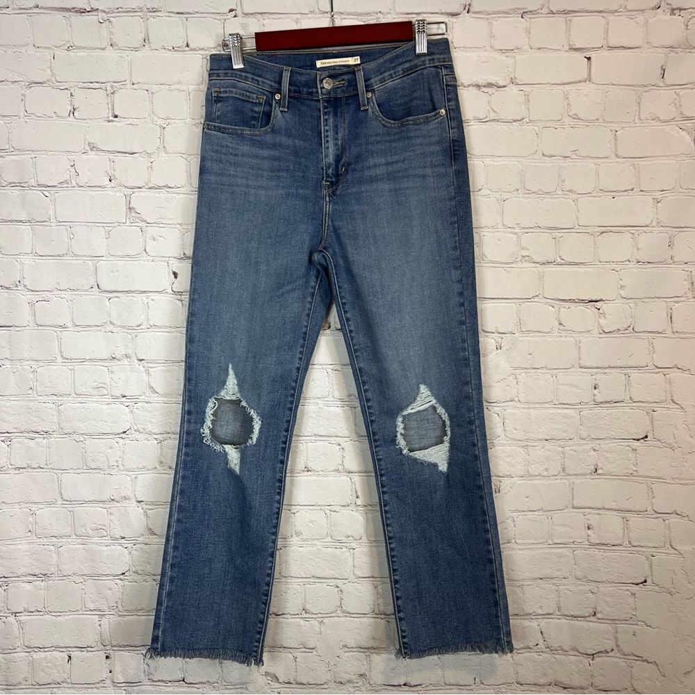 Levi's® 724 High-Rise Straight Crop Jeans size 27